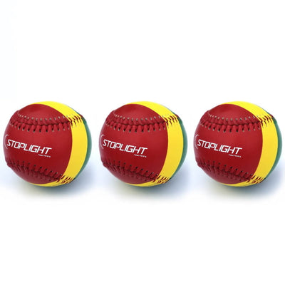 3 stoplight throwing trainer baseballs