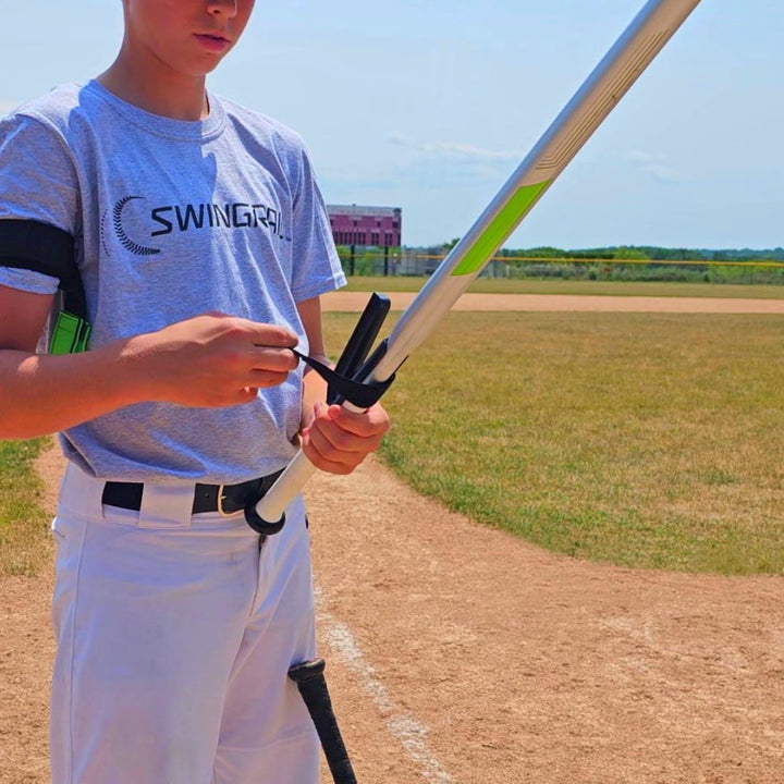 SWINGRAIL Swing Trainer + Speed Stick Training Bat