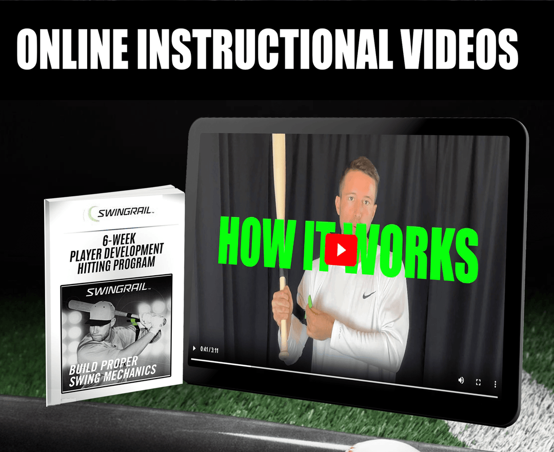 swingrail online instructional videos include a 6-week hitting program and how it works videos and other hitting related videos