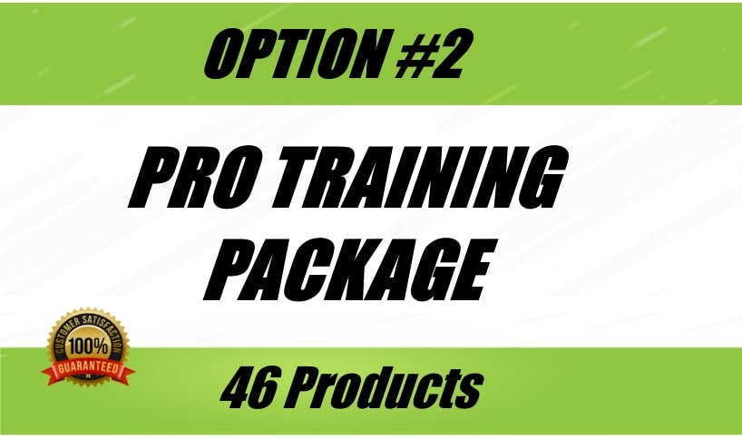 Pro training package bundle of products