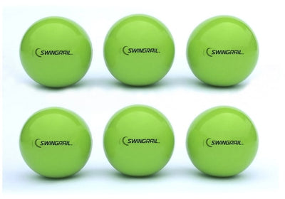 6 weighted balls (green, swingrail logo)