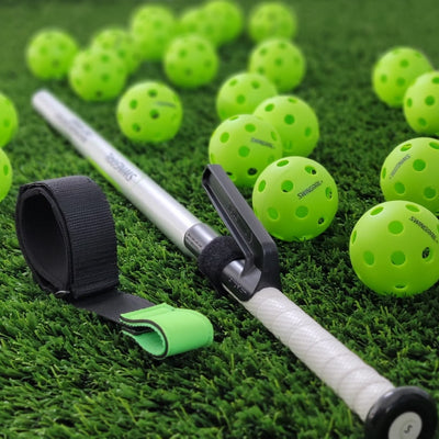 SWINGRAIL swing trainer with speed stick bat and plastic balls