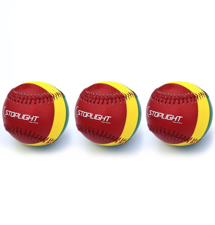 (3-PACK) STOPLIGHT THROWING MECHANICS TRAINING BASEBALL
